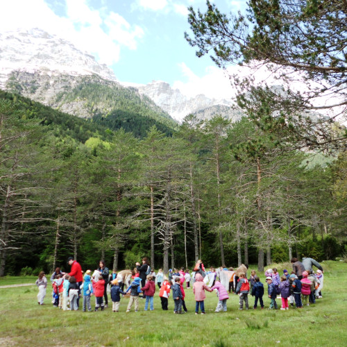 Campañas escolares para dar a conocer el Bien Pirineos Monte Perdido Patrimonio Mundial
